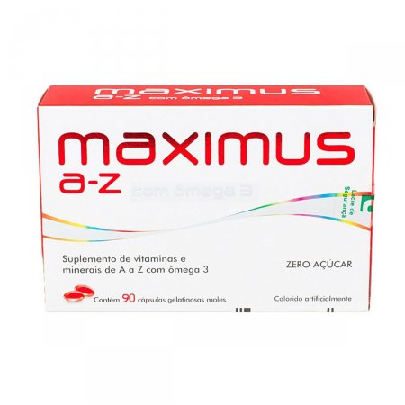 Suplemento Vitamínico Maximus A-Z com 90 cápsulas