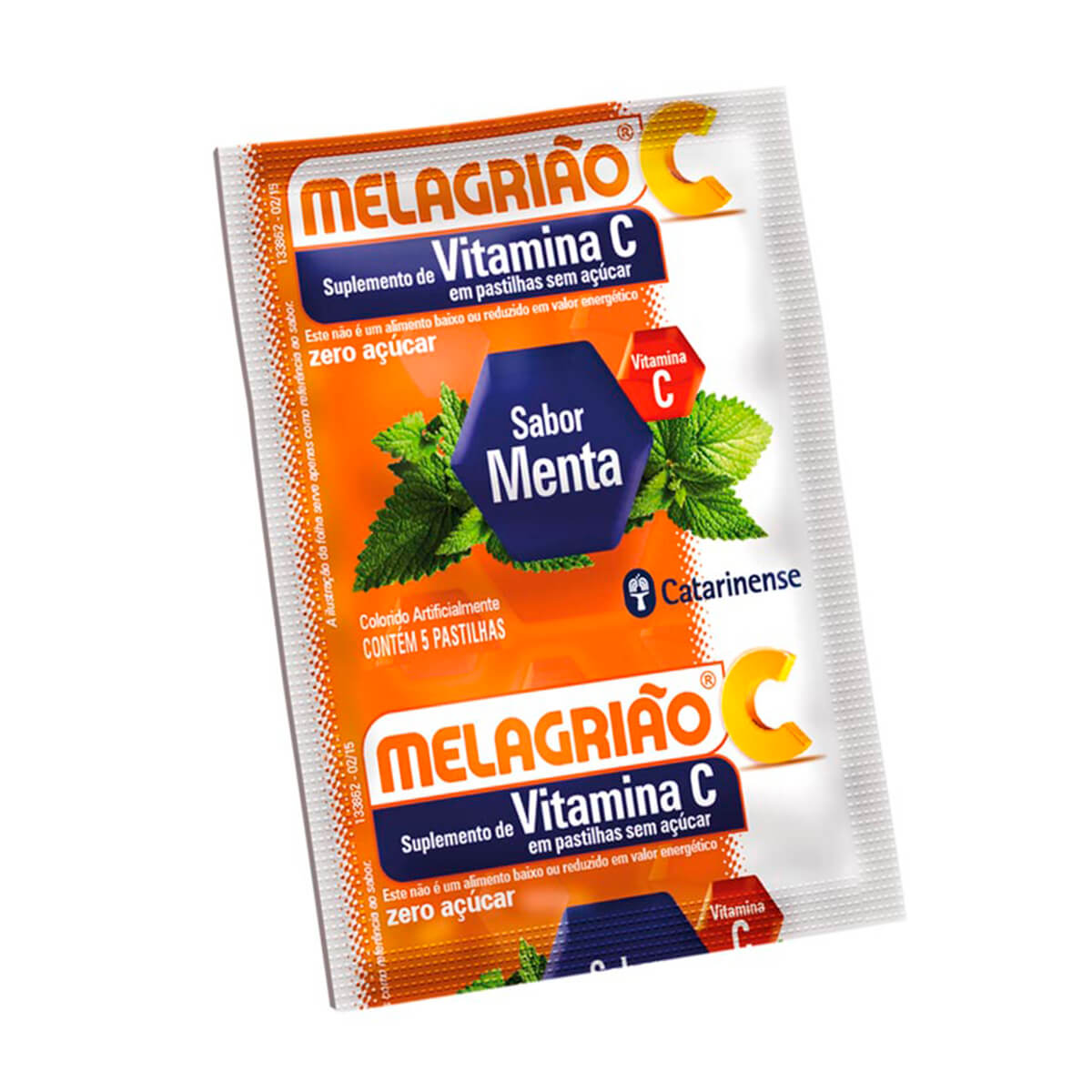 Pastilha Melagrião Sabor Menta Catarinense 5 Pastilhas | Droga Raia