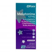 Melatonina Raia 0,21mg 120 Comprimidos