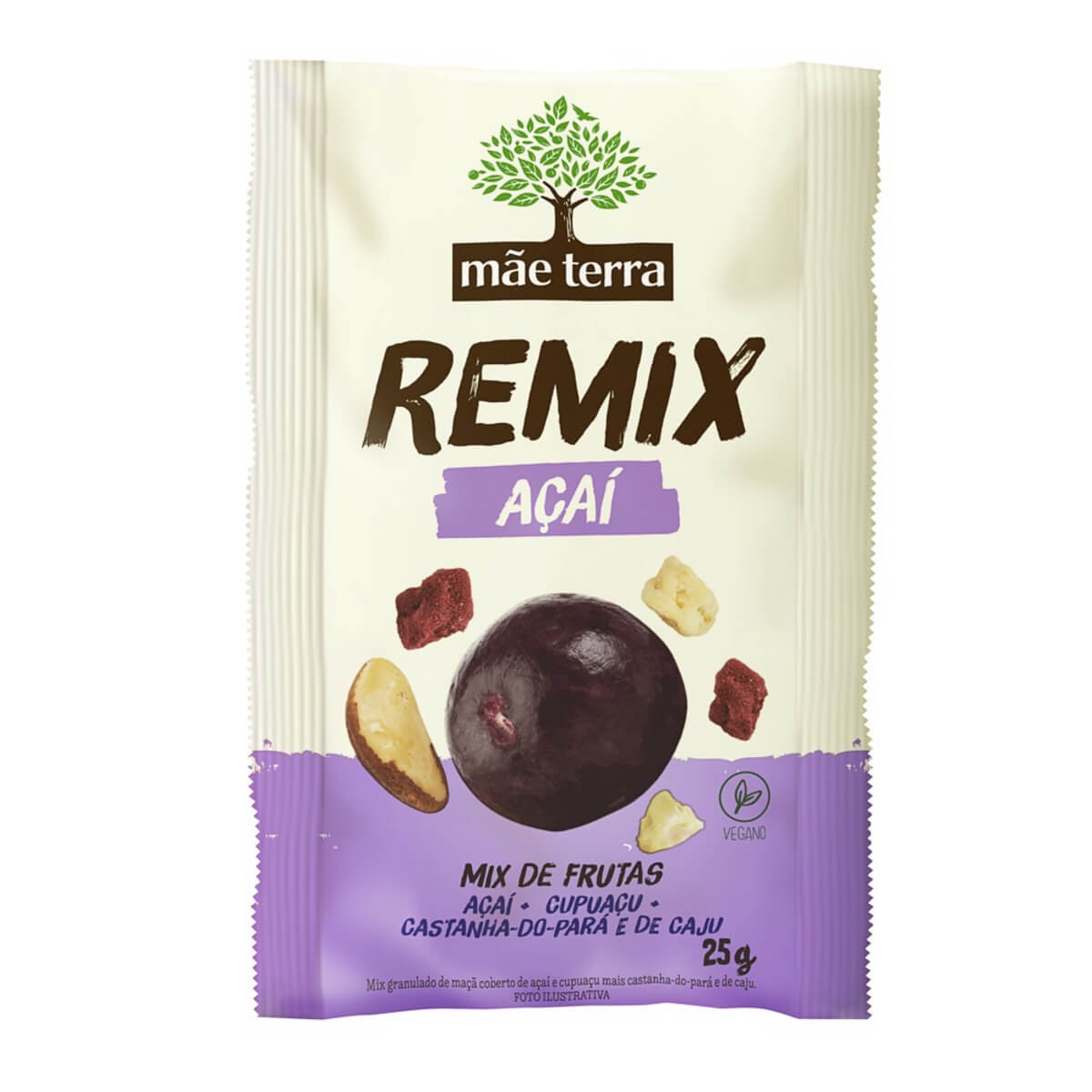 Mix de Frutas Remix Mãe Terra Açaí 25g