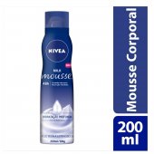 Mousse Hidratante Corporal Nivea Milk com 200ml