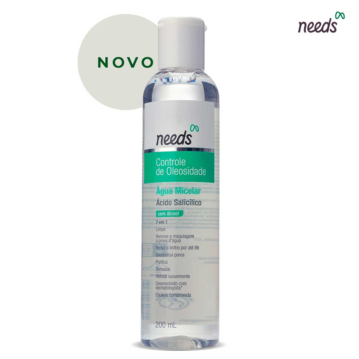 Água Micelar Needs Controle de Oleosidade 200ml