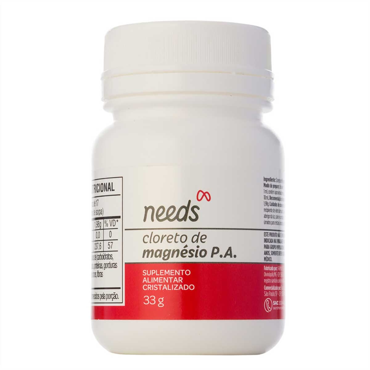 Cloreto de Magnésio Needs com 33g é ruim? Cloreto de Magnésio Needs com 33g é boa?