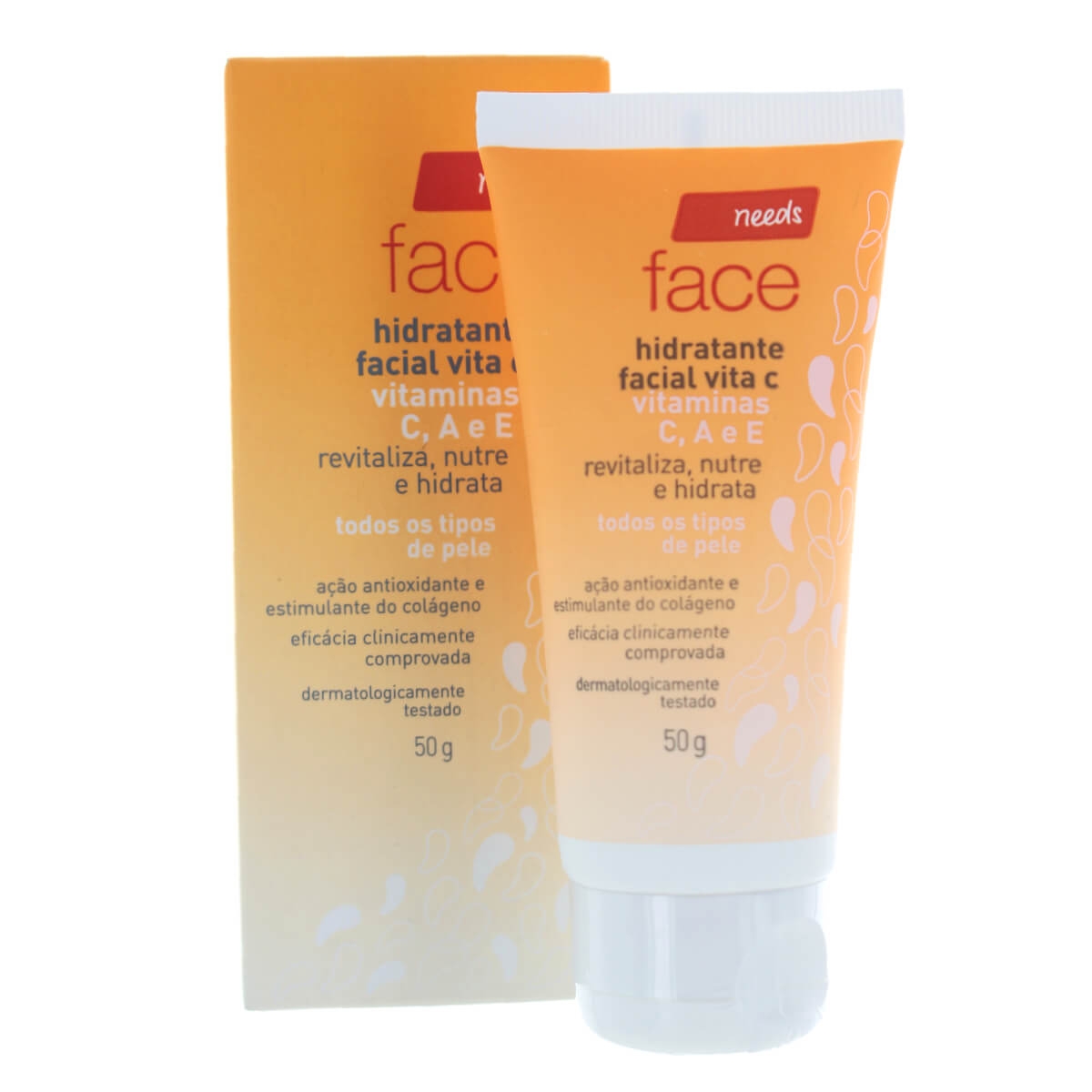 Hidratante Facial Needs Vita C com 50g: Melhores preços | Droga Raia