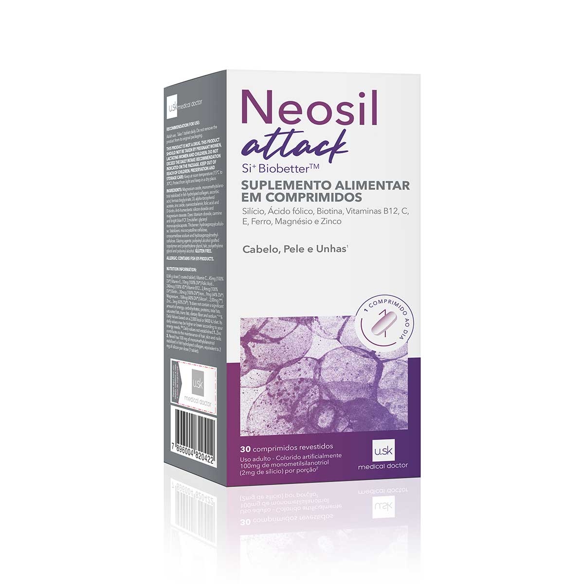 Neosil Attack com 30 comprimidos Under Skin 30 Comprimidos