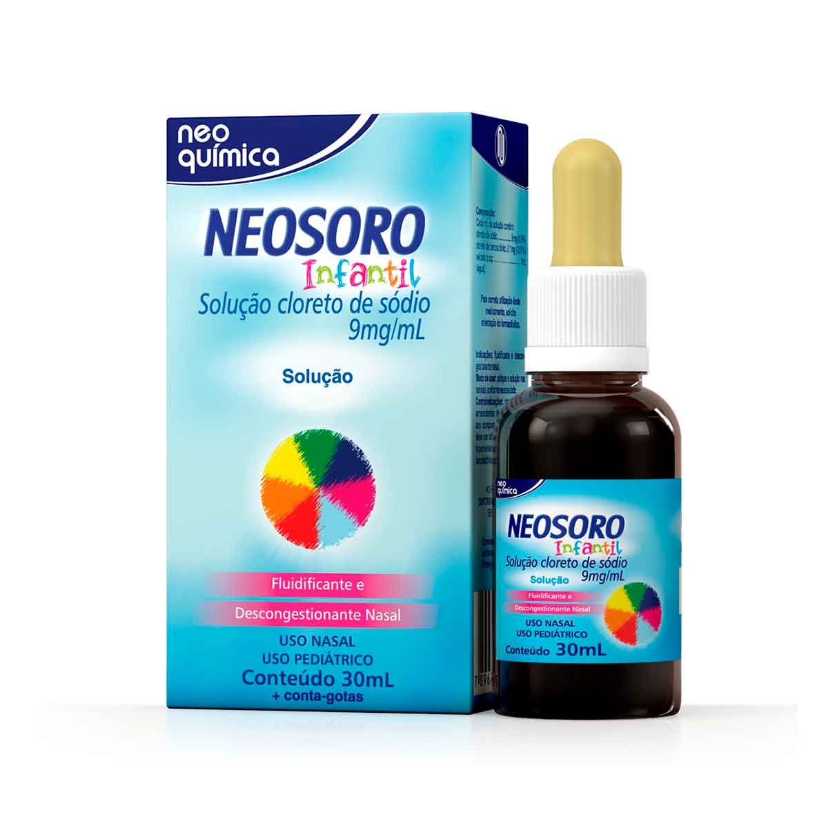 Neosoro Infantil 9mg/ml Descongestionante Gotas 30ml