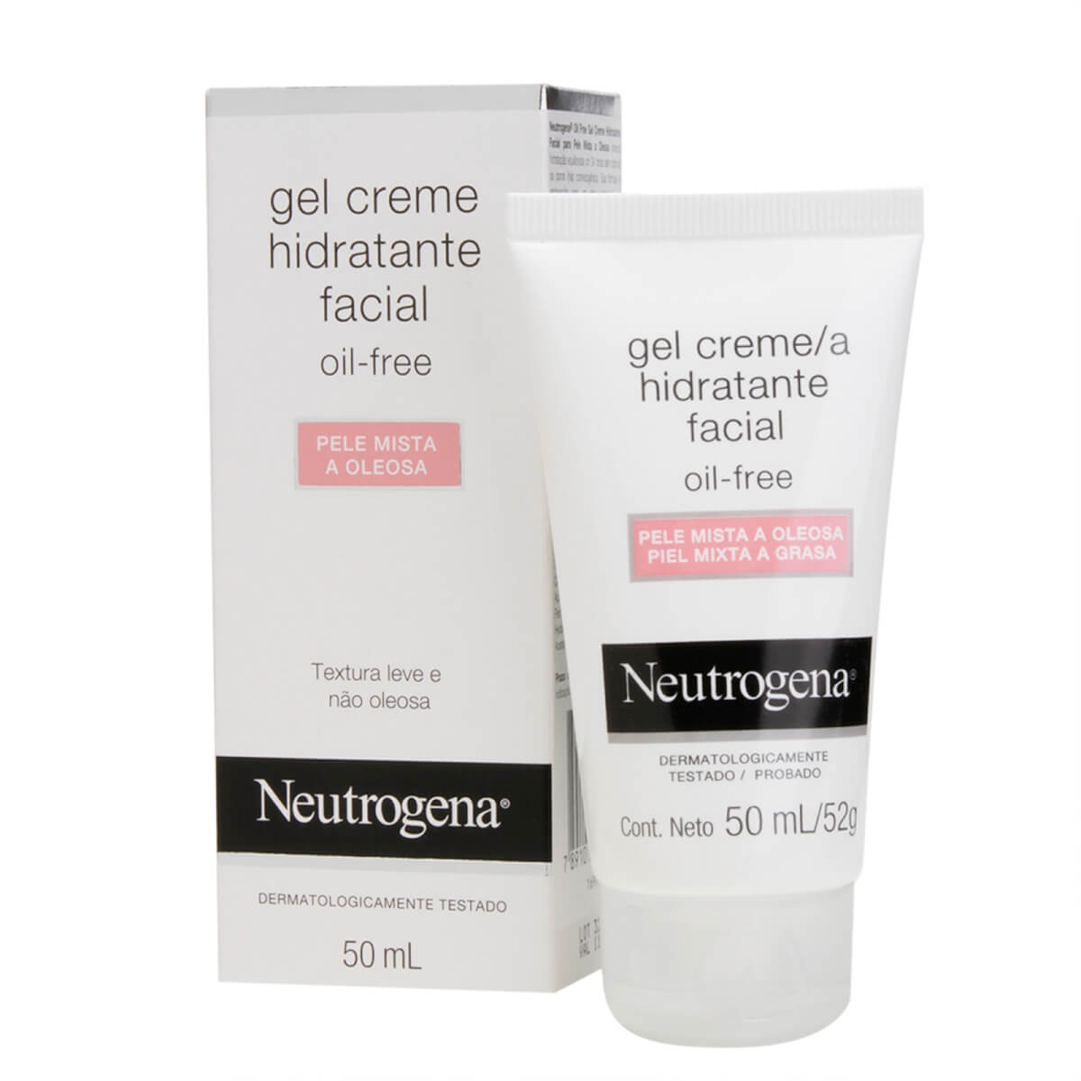 Gel Creme Hidratante Facial Neutrogena Oil-Free para Pele Mista a Oleosa 50ml