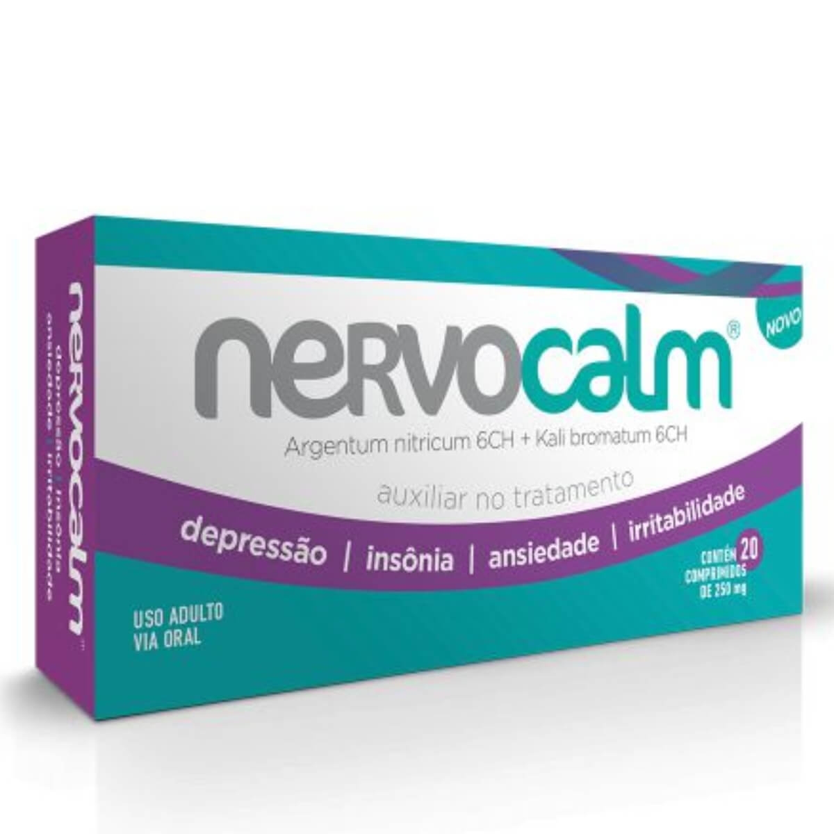 Calmante Natural Nervocalm 20 Comprimidos | Droga Raia
