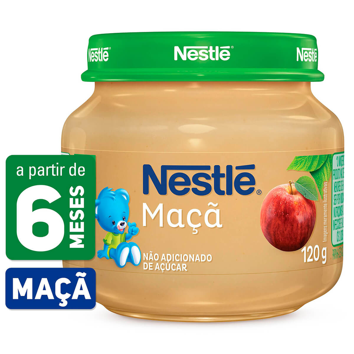 Papinha Nestlé Maçã Papinha Nestlé Maçã Papinha Nestlé Maçã Papinha Nestlé Maçã
