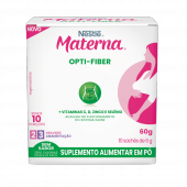 Suplemento Alimentar Nestlé Materna Opti-Fiber 10 sachês de 6g cada
