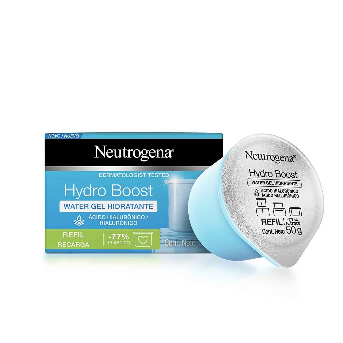 Neutrogena Hydro Boost Water Gel Hidratante Facial Refil 50g Menor preço em Neutrogena Hydro Boost Water Gel Hidratante Facial Refil 50g