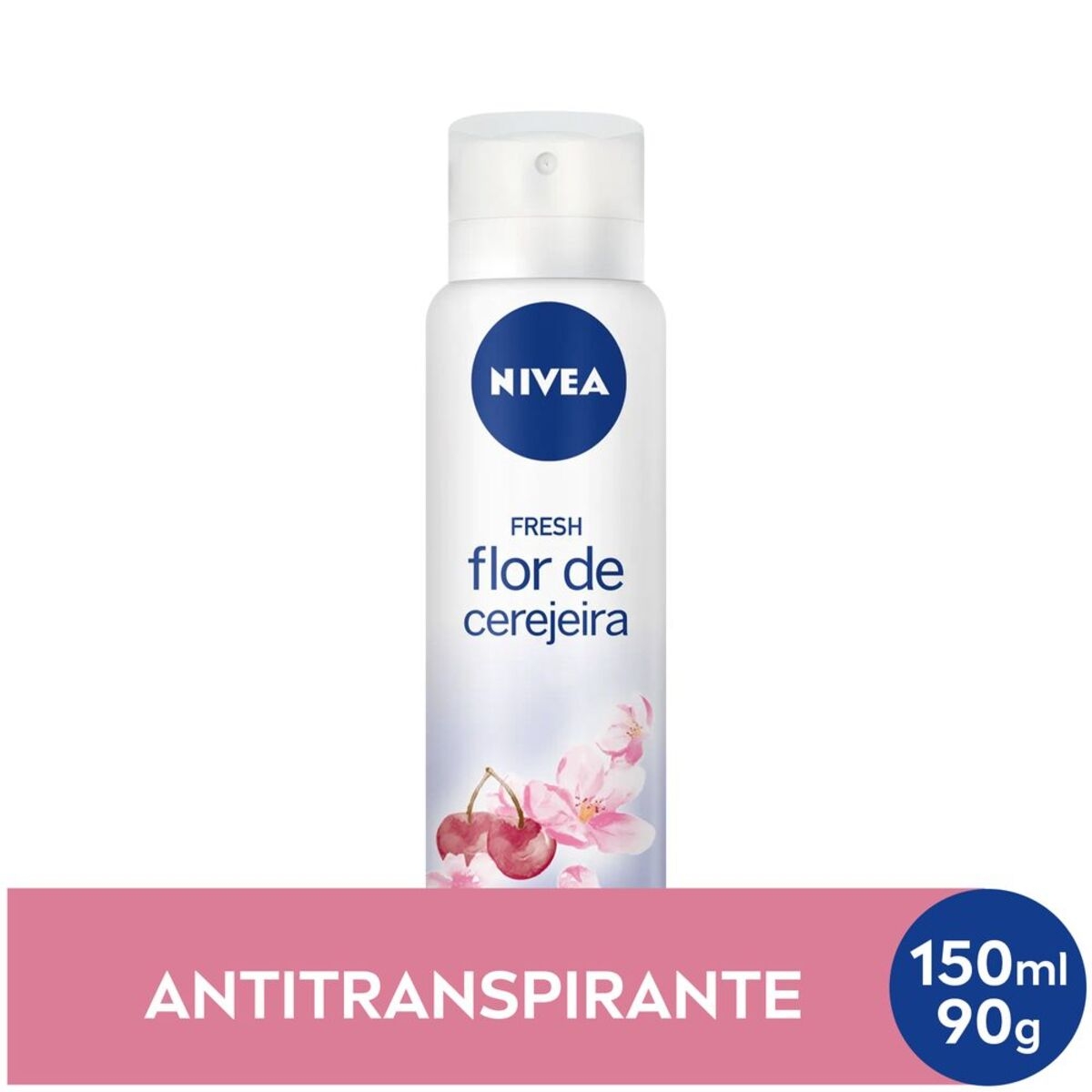 Desodorante Antitranspirante Aerosol Nivea Fresh Flor de Cerejeira 150ml 150ml