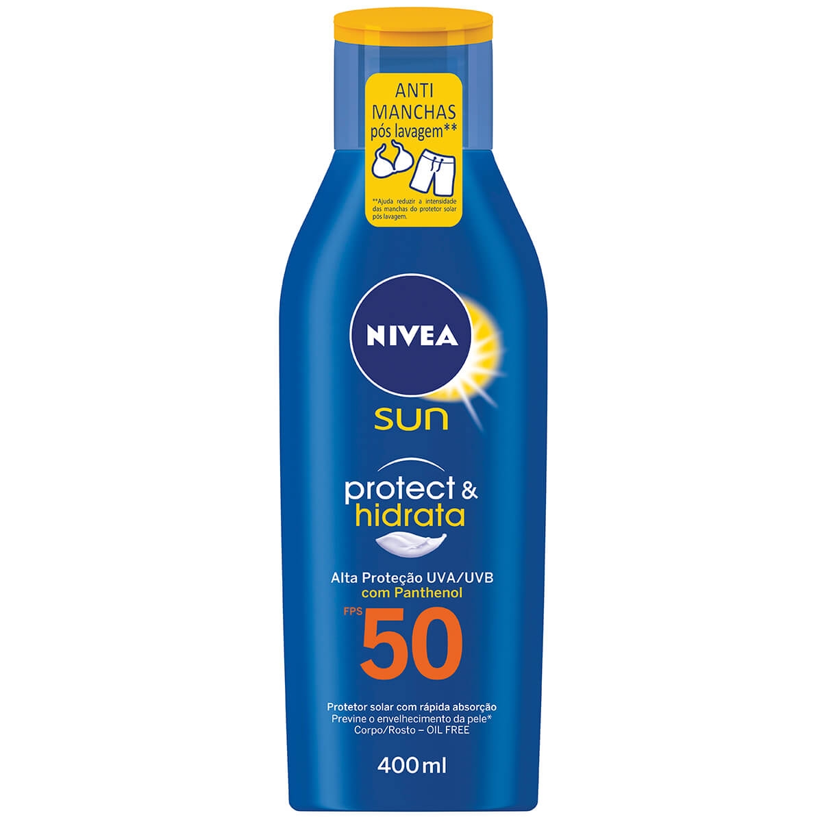 Protetor Solar Nivea Sun Protect & Hidrata FPS50 400ml