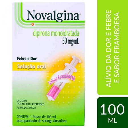 Novalgina 50mg/ml Solução Oral com 100ml