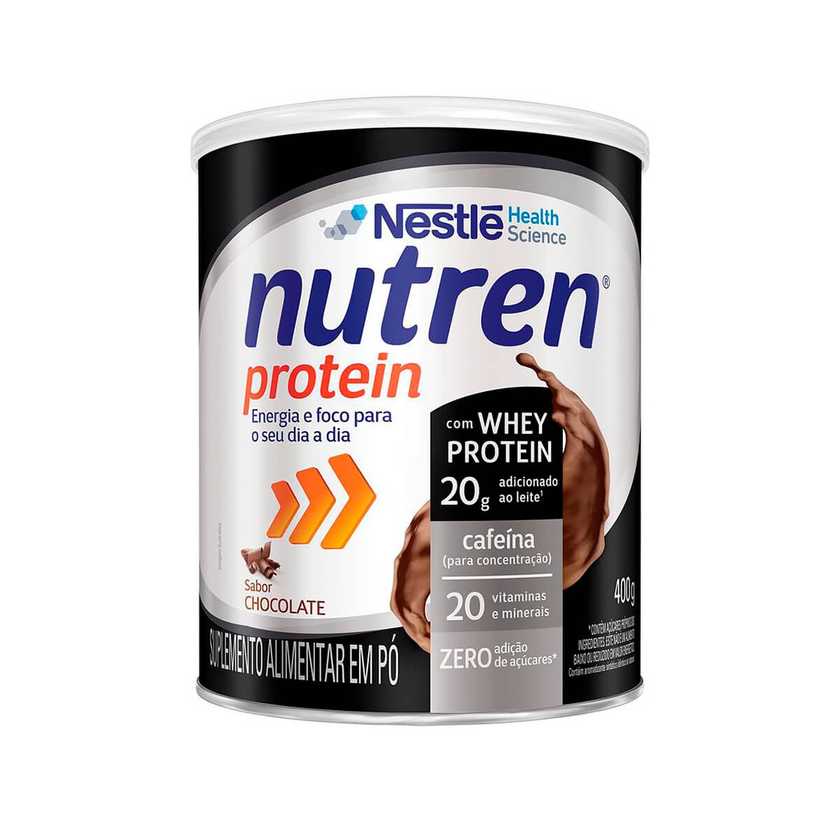 Suplemento Alimentar Nestlé Nutren Protein Chocolate com 400g 400g