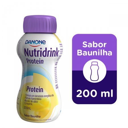Nutridrink Protein Sabor Baunilha com 1 unidade de 200ml