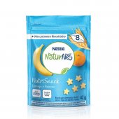 Biscoitos Nutrisnack Nestlé Naturnes 8 meses+ Laranja e Banana com 42g