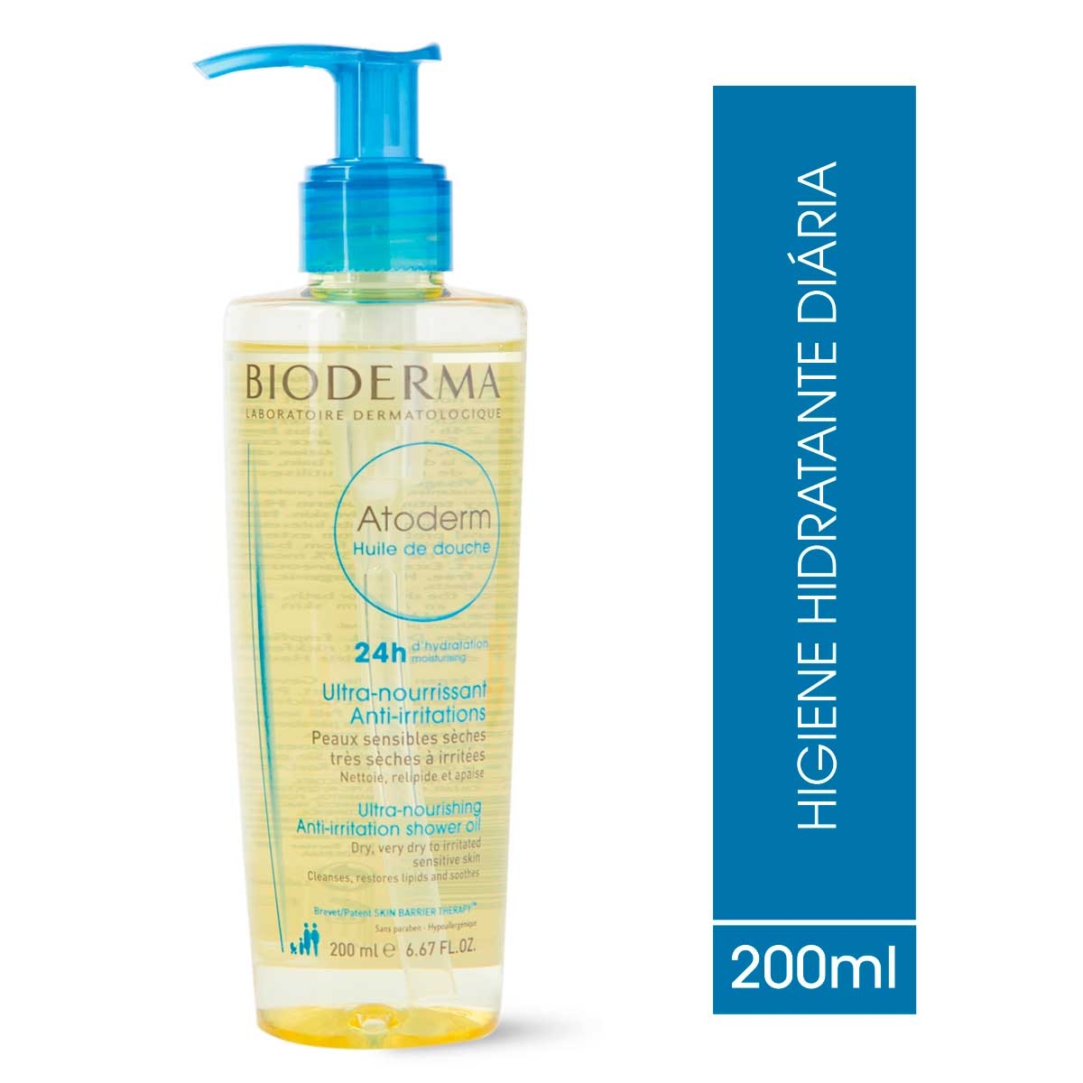 Óleo de Banho Hidratante Bioderma Atoderm com 200ml | Droga Raia
