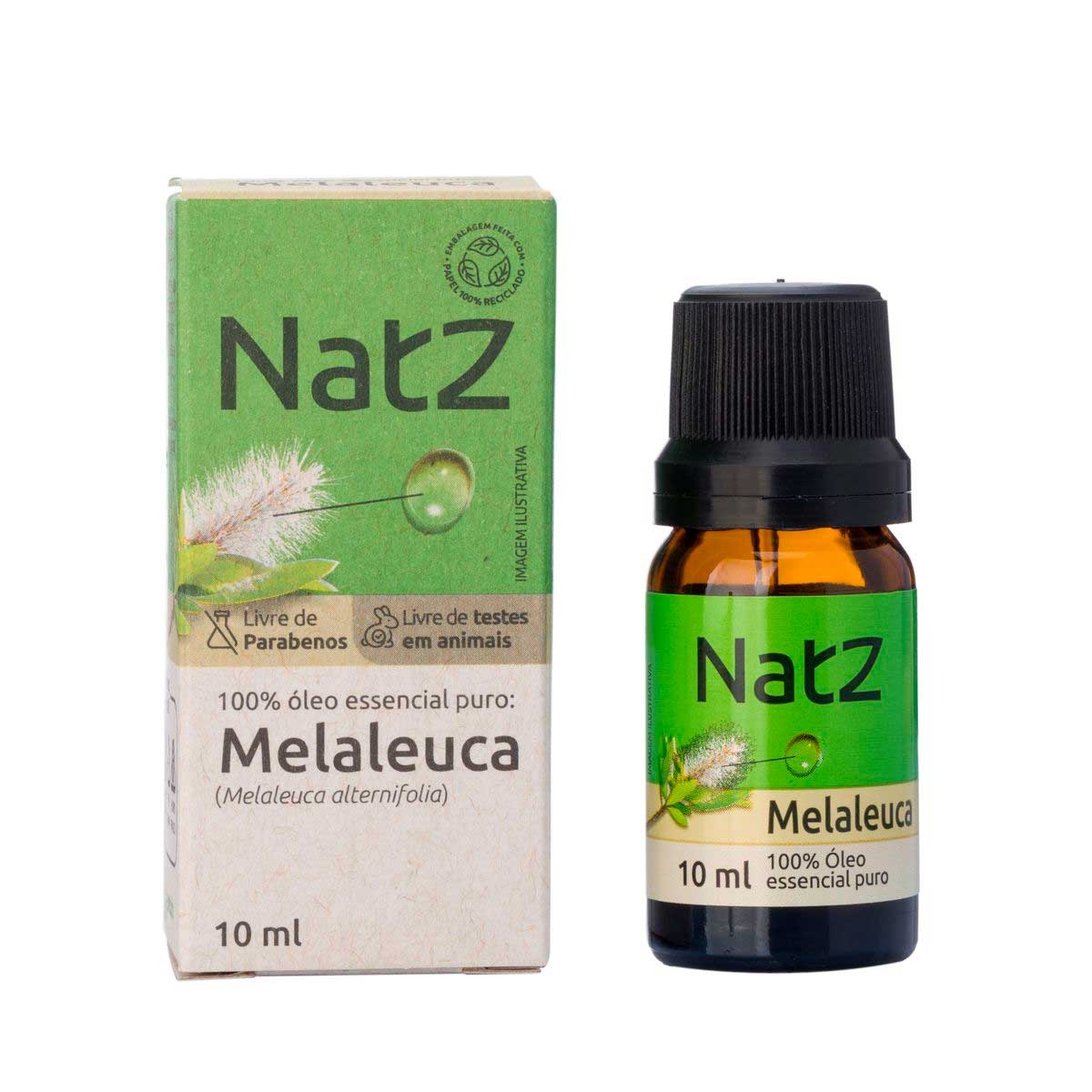 Óleo Essencial de Melaleuca Natz 10ml Menor preço em Óleo Essencial de Melaleuca Natz 10ml