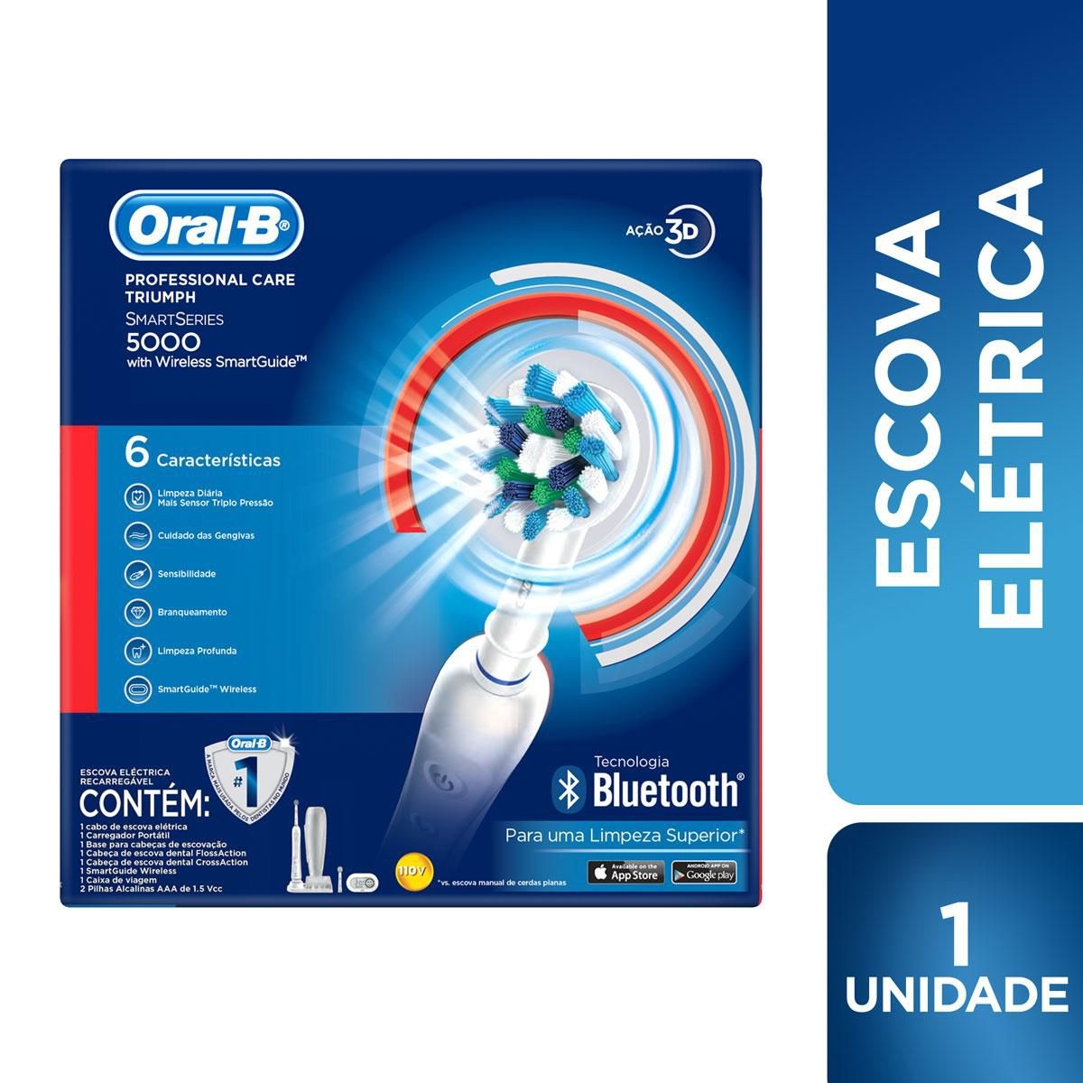 Escova Elétrica Oral-B Professional Care 5000 110v Menor preço em Escova Elétrica Oral-B Professional Care 5000 110v