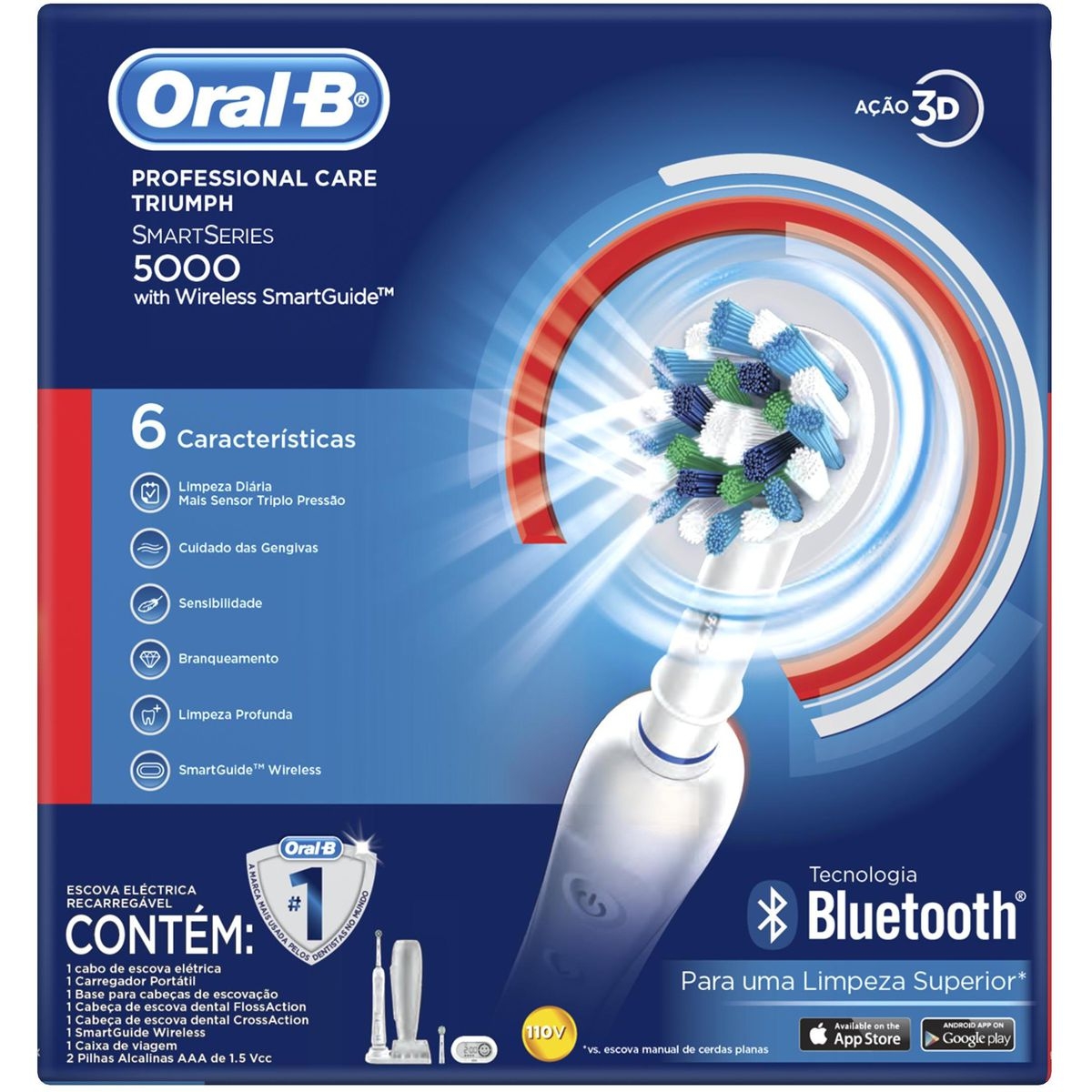 Escova Elétrica Oral-B Professional Care 5000 110v 1 Unidade