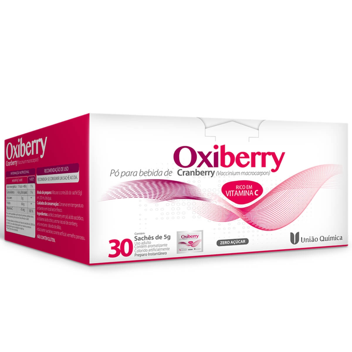 Cranberry Oxiberry União Química 30 Sachês