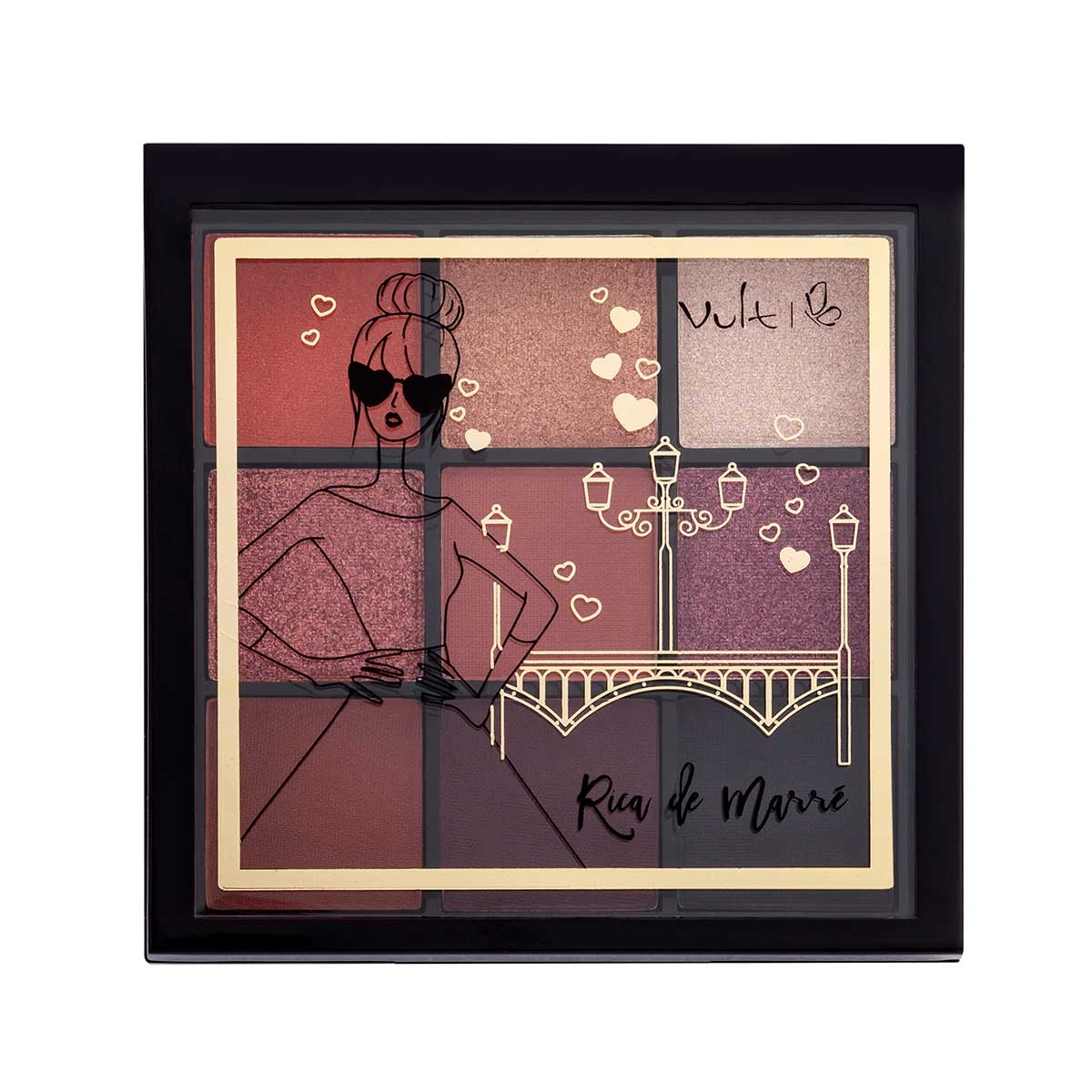 Paleta de Sombras Vult Rica de Marré Augíssima com 9g Menor preço em Paleta de Sombras Vult Rica de Marré Augíssima com 9g