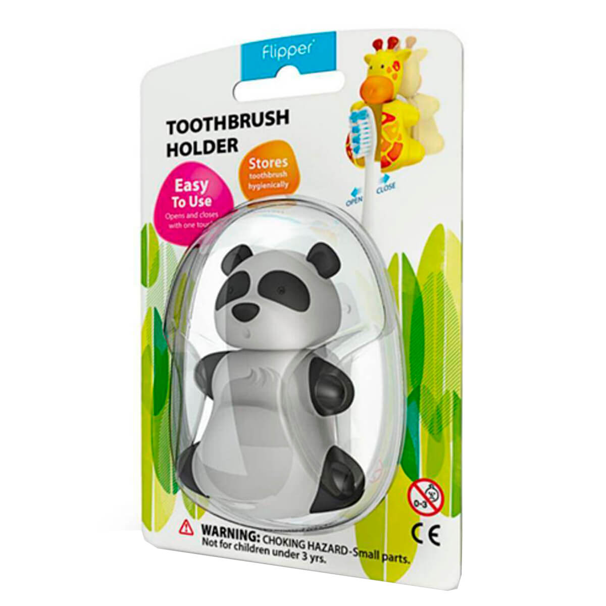 Suporte Para Escova Dental Curaprox Formato de Panda 1 Unidade