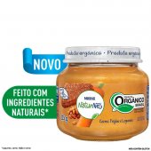 Papinha Orgânica Nestlé Naturnes Carne, Feijão e Legumes com 115g