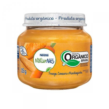 Papinha Orgânica Nestlé Naturnes Frango, Cenoura e Mandioquinha com 115g | Foto 1