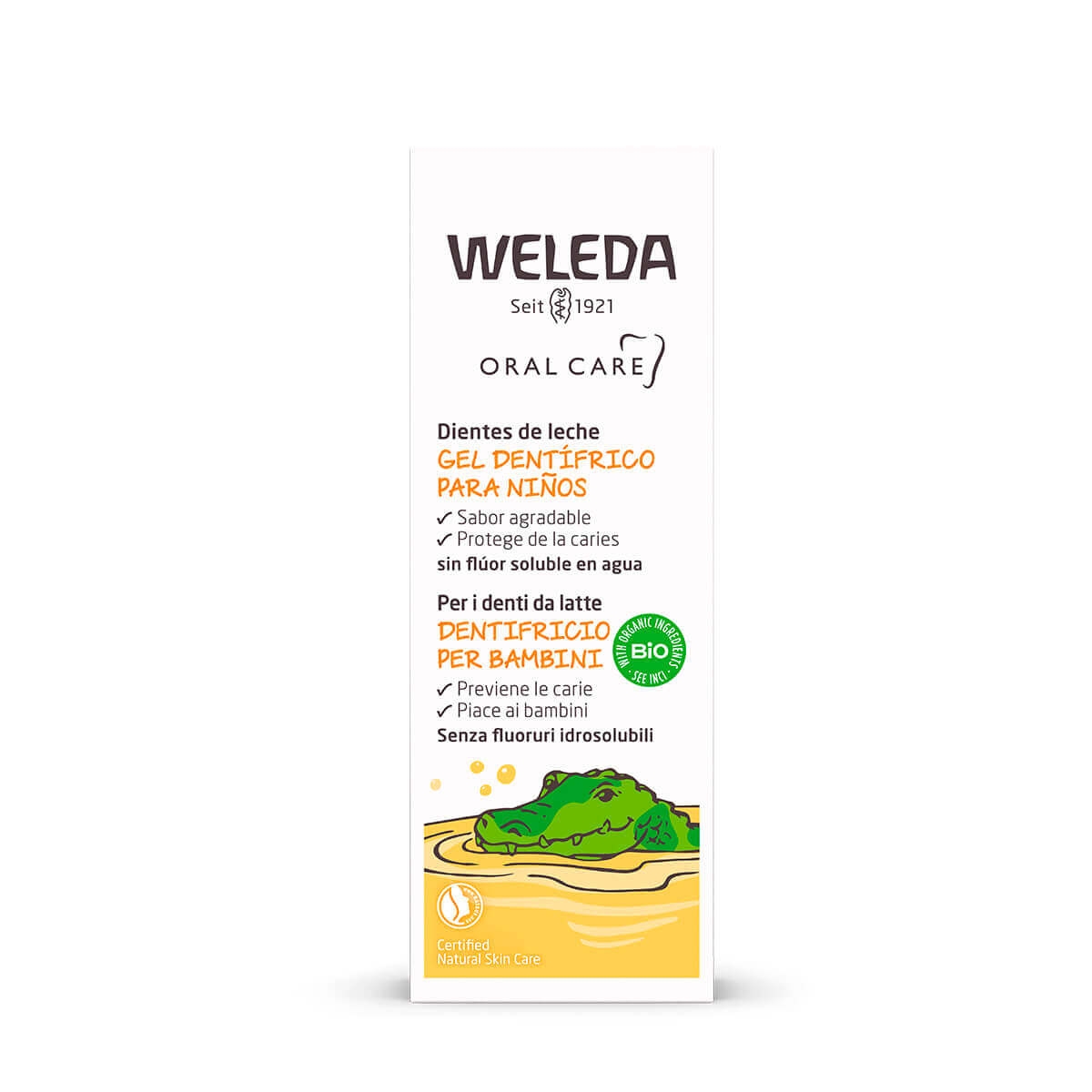 Pasta de Dente Sem Flúor Infantil Calêndula Weleda: menor preço | Droga ...