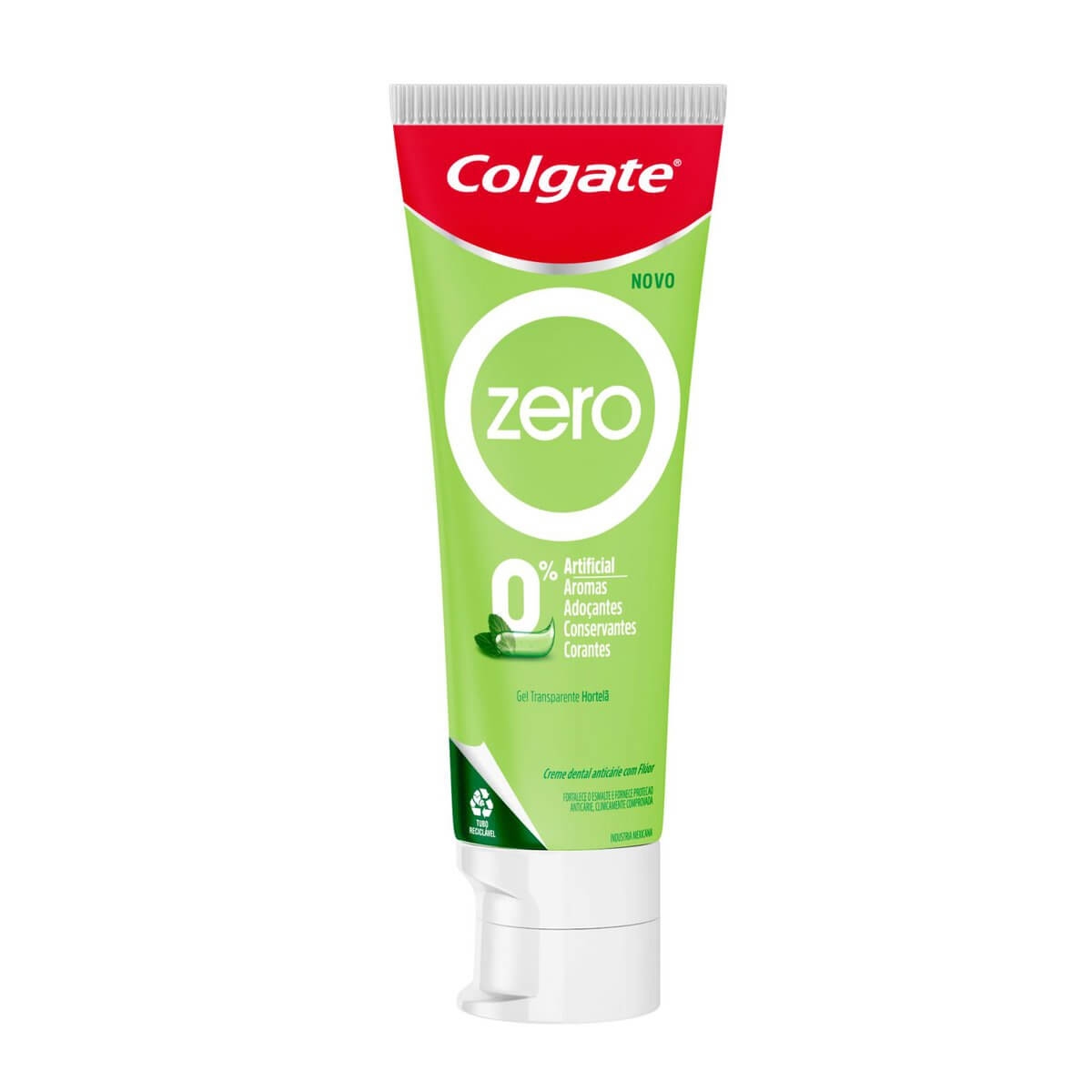 Pasta de Dente Colgate Zero Gel Transparente Hortelã Anticárie com Flúor de 90g Menor preço em Pasta de Dente Colgate Zero Gel Transparente Hortelã Anticárie com Flúor de 90g