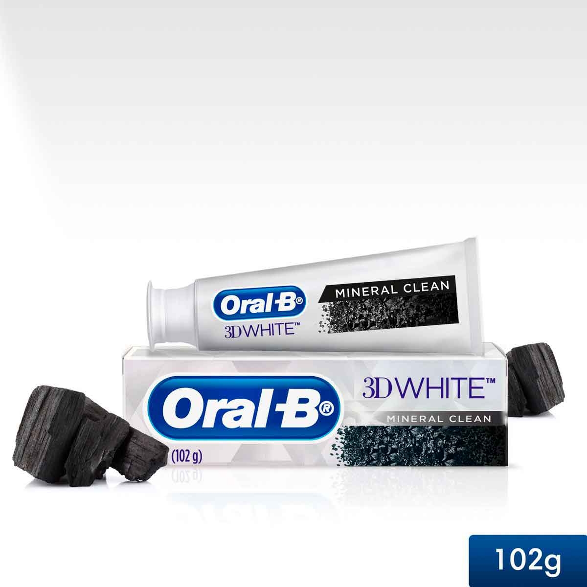 Pasta De Dente Oral-B 3D White Mineral Clean Com 102g | Droga Raia