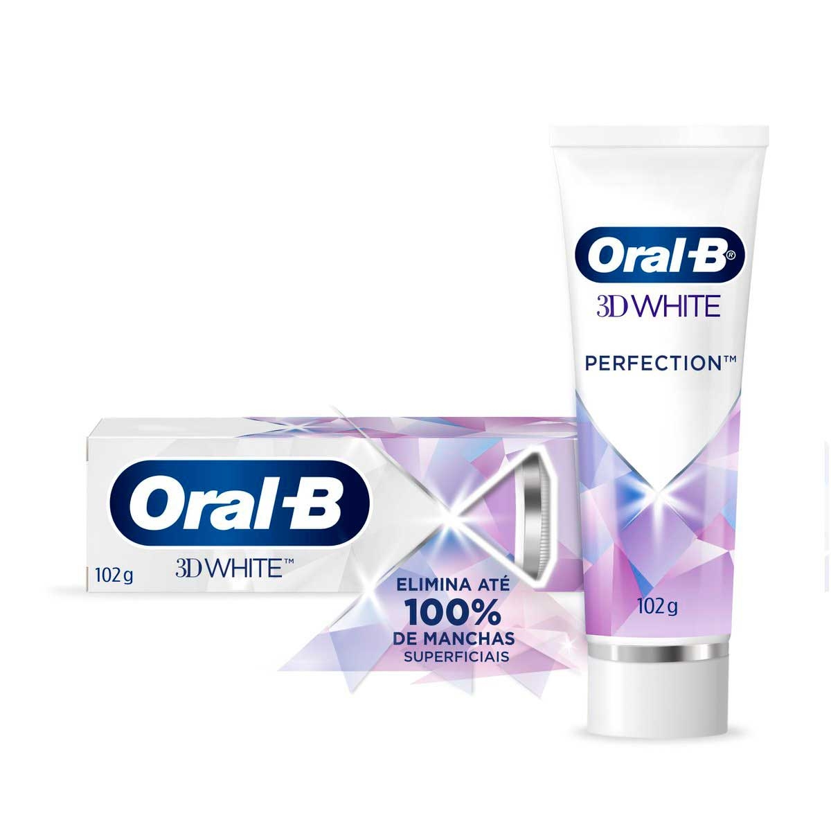 Pasta De Dente Oral B 3D White Perfection Com 102g | Droga Raia