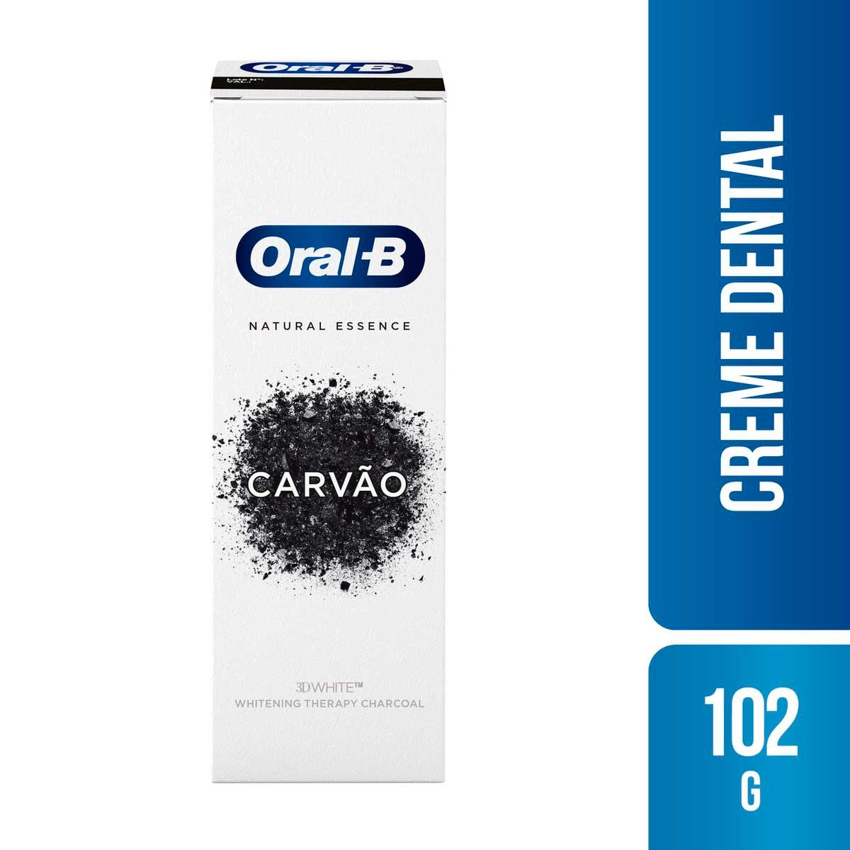 Pasta de Dente Oral-B 3D White Whitening Therapy Purification Charcoal com 102g
