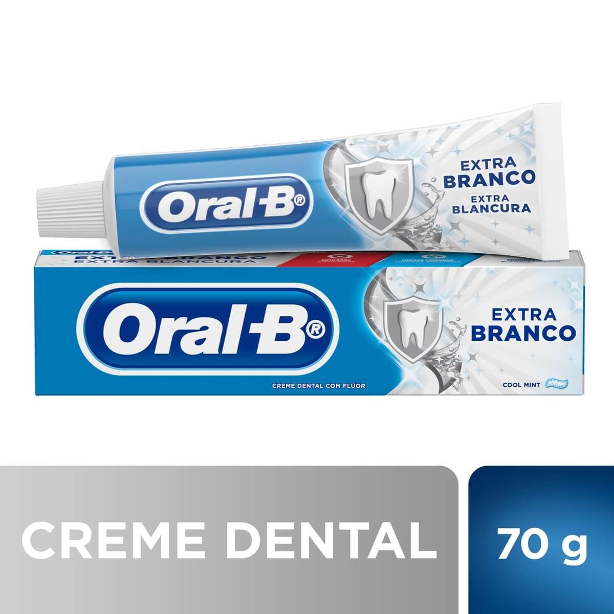 Pasta de Dente Oral-B Extra Branco com 70g