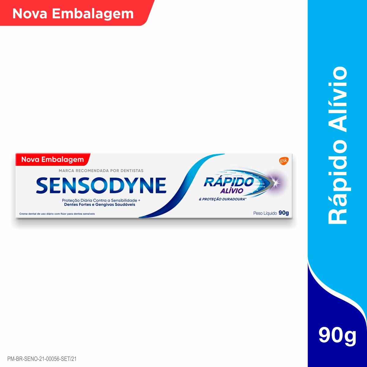 Pasta de Dente Sensodyne Rápido Alívio com 90g é ruim? Pasta de Dente Sensodyne Rápido Alívio com 90g é boa?