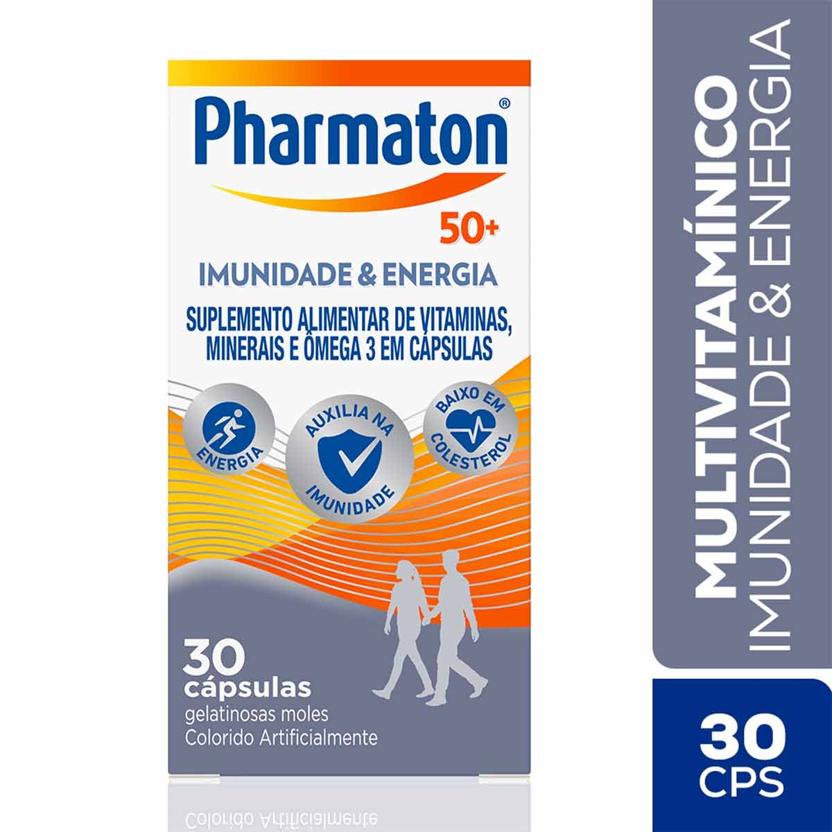 Multivitamínico Pharmaton 50+ Imunidade e Energia 30 cápsulas Menor preço em Multivitamínico Pharmaton 50+ Imunidade e Energia 30 cápsulas