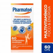 Suplemento Alimentar Pharmaton Foco & Energia com 60 Comprimidos