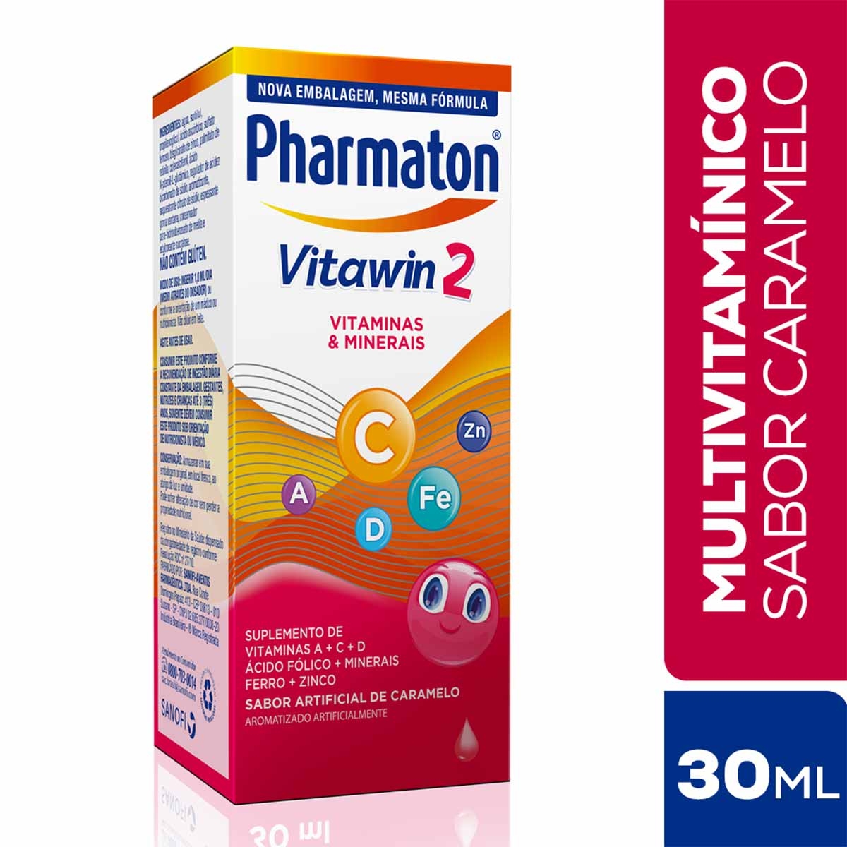 Suplemento Alimentar Pharmaton Vitawin 2 Sabor Caramelo com 30ml Menor preço em Suplemento Alimentar Pharmaton Vitawin 2 Sabor Caramelo com 30ml
