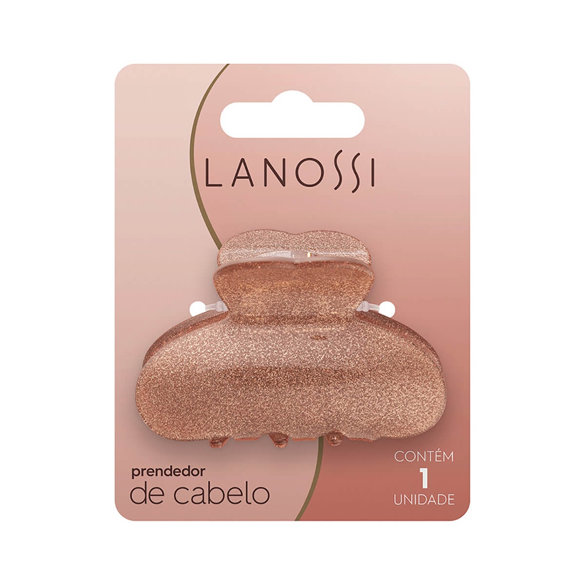 PIRANHA DE CABELO LANOSSI TAMANHO M GLOW COM 1 UNIDADE