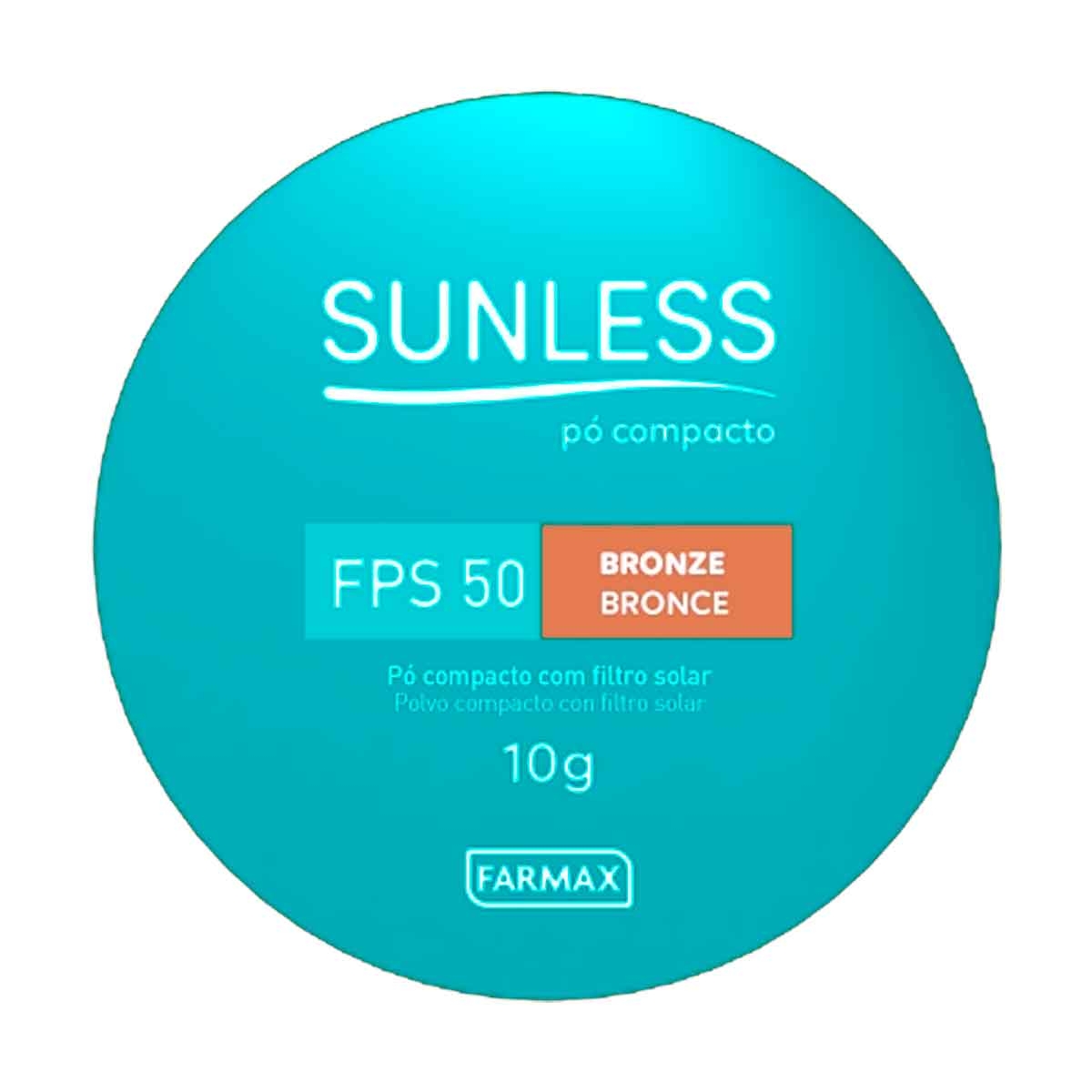 Pó Compacto Sunless Bronze FPS50 com 10g 10g