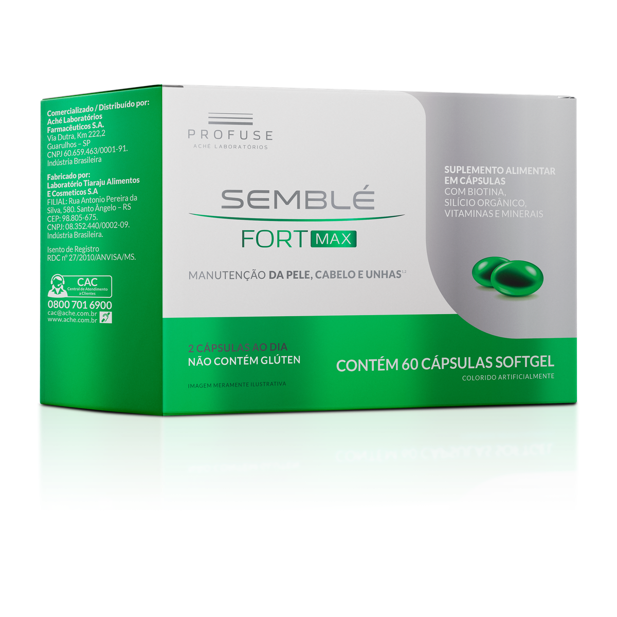 Polivitamínico Semblé Fort Max 60 cápsulas