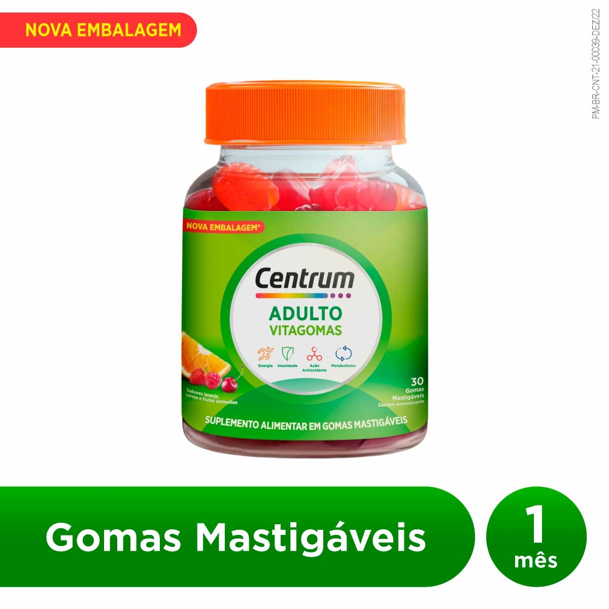 Polivitamínico Centrum VitaGomas 30 gomas Menor preço em Polivitamínico Centrum VitaGomas 30 gomas