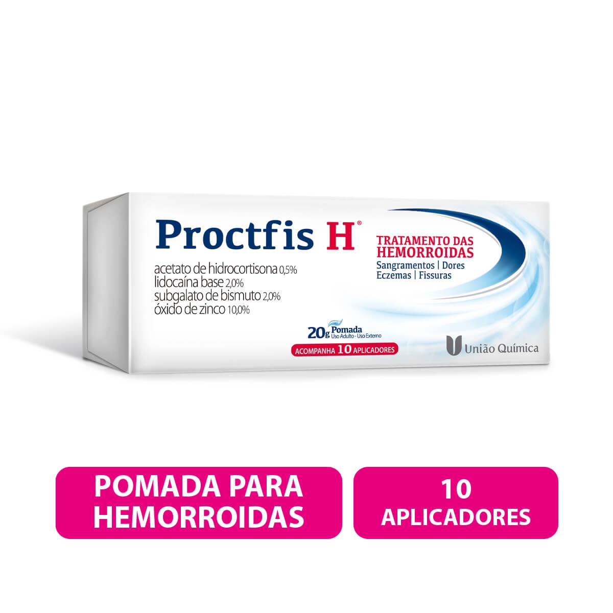 Pomada Contra Hemorróidas Proctfis H 20g com 10 Aplicadores | Droga Raia