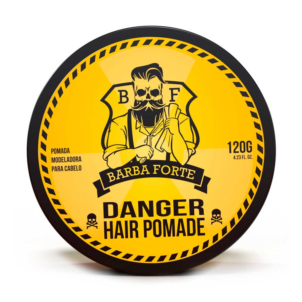 Pomada Modeladora para Cabelo Barba Forte Danger com 120g 120g