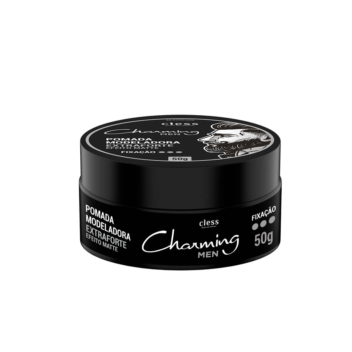 Pomada Modeladora Charming Extra Forte Efeito Seco com 50g Menor preço em Pomada Modeladora Charming Extra Forte Efeito Seco com 50g