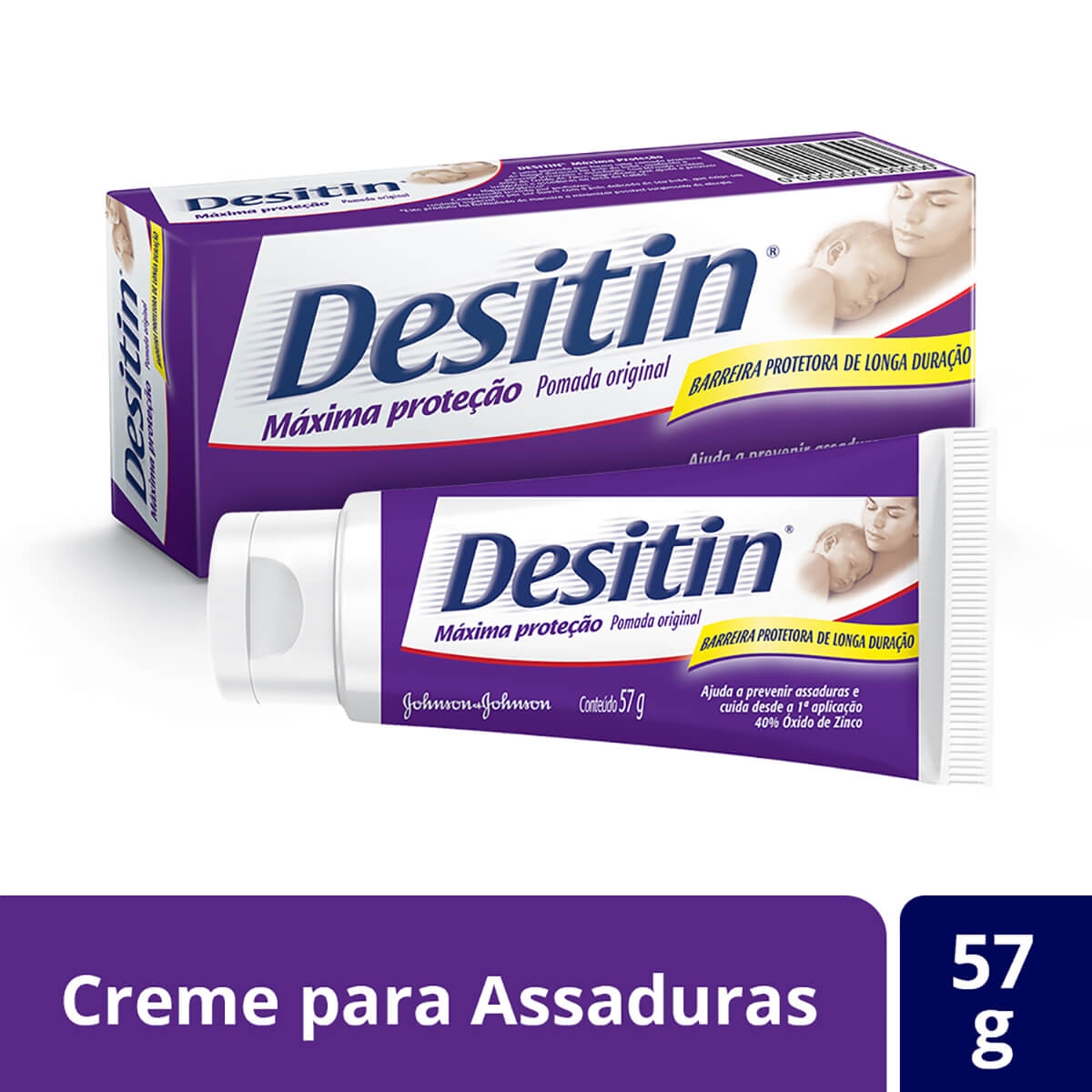 Creme Preventivo de Assadura Desitin Máxima Proteção 57g | Droga Raia