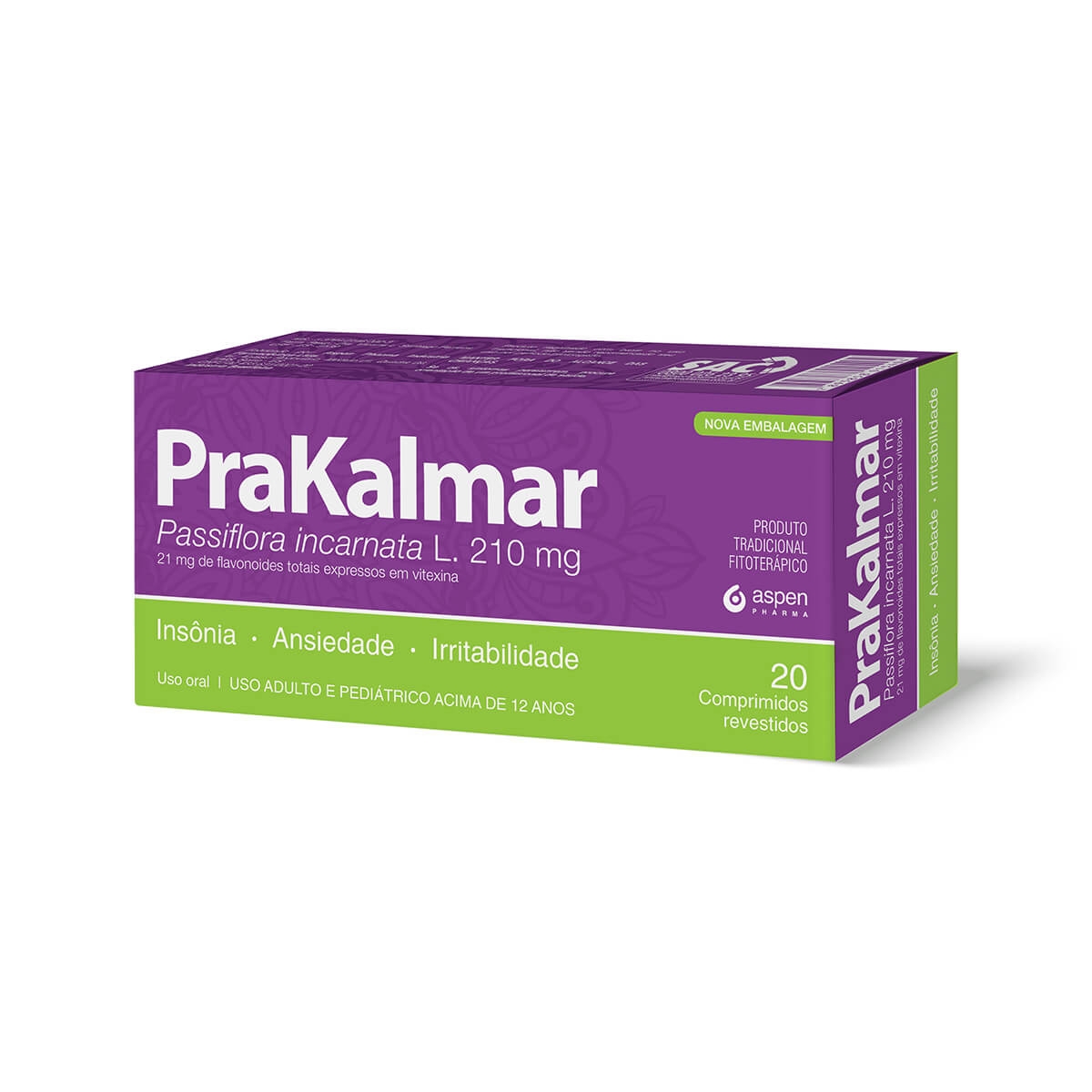 PraKalmar 210mg com 20 comprimidos