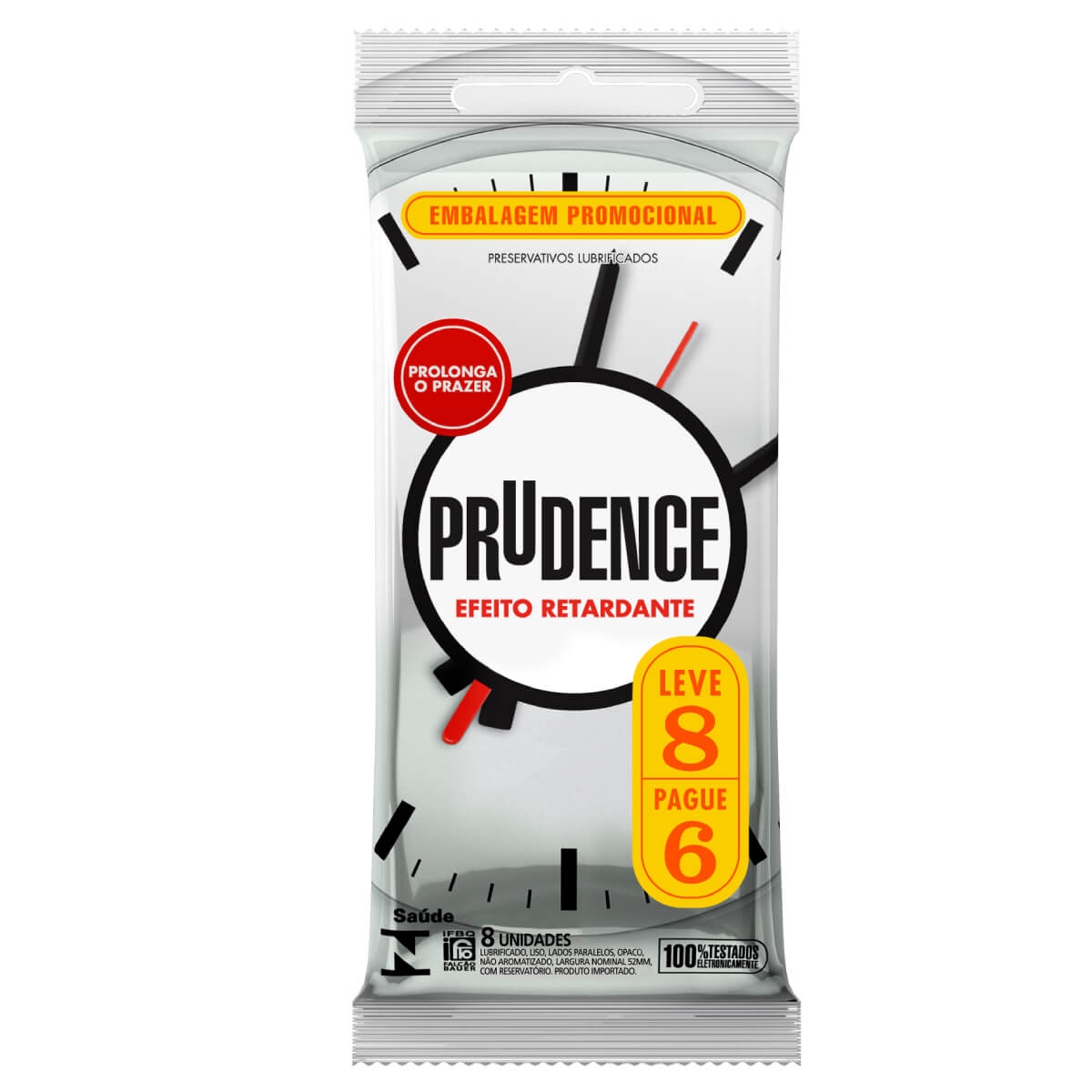 Camisinha Prudence Efeito Retardante com 8 unidades Menor preço em Camisinha Prudence Efeito Retardante com 8 unidades